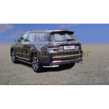 Защита задняя (уголки) 60,3 мм ТСС для Changan CS95 2024-