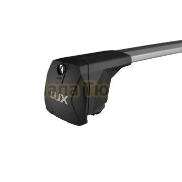 Багажник на крышу автомобиля LUX SCOUT-2 серый для Chery Tiggo 7 I 2016-2020 на интегрированные рейлинги