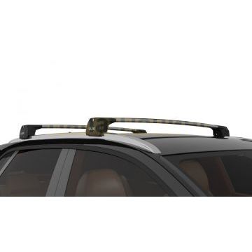 Багажник на крышу автомобиля LUX SCOUT-2 серый для Chery Tiggo 7 I 2016-2020 на интегрированные рейлинги