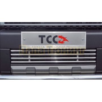 Решетка радиатора d16 мм ТСС для Toyota Land Cruiser 250 Prado 2024-