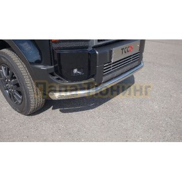 Защита передняя нижняя d76,1 мм ТСС для Toyota Land Cruiser 250 Prado 2024-