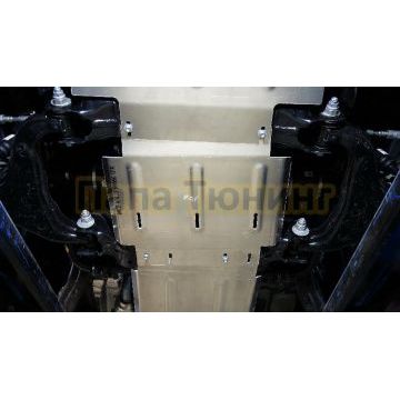 Защита переднего моста (алюминий) 4мм ТСС для Toyota Land Cruiser 250 Prado 2024- Защита переднего моста (алюминий) 4мм ТСС для Toyota Land Cruiser 250 Prado 2024-