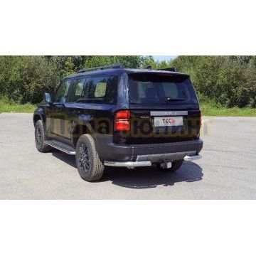 Фаркоп (оцинкованный, шар E нерж.) ТСС для Toyota Land Cruiser 250 Prado 2024- (все модиф)