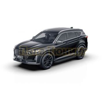 Порог-площадка "Black-Premium" для Jetour X70 Plus 2023-/Soueast S07 2024-