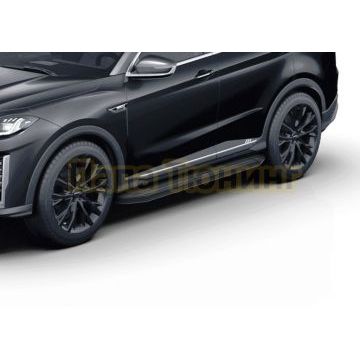 Порог-площадка "Black-Premium" для Jetour X70 Plus 2023-/Soueast S07 2024-