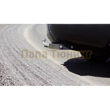 Фаркоп (оцинкованный, надпись Prado, шар F) ТСС для Toyota Land Cruiser 250 Prado 2024- (все модиф)