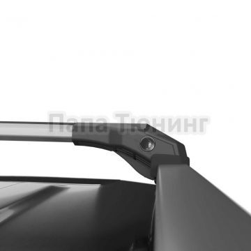 Багажник на крышу автомобиля LUX CONDOR серый для Haval H9 II 2024-