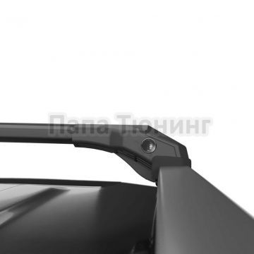 Багажник на крышу автомобиля LUX CONDOR черный для Haval H9 II 2024-