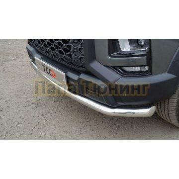 Защита передняя нижняя d76,1 мм ТСС для JAC T9 2023-