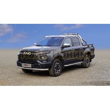 Защита передняя нижняя d76,1 мм ТСС для JAC T9 2023-