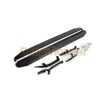 Пороги "Black-Premium" для Kia Sonet 2024-