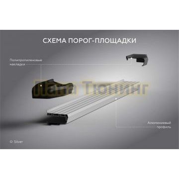 Пороги "Start" для Jetour X90 Plus 2021-/Soueast S09 2024-