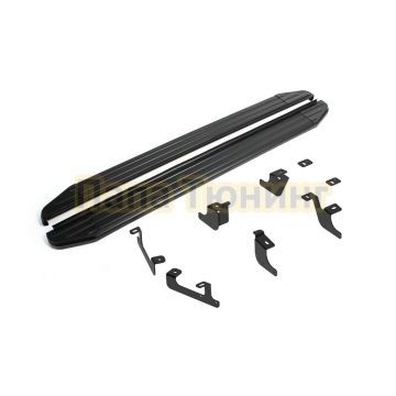 Пороги "Black-Premium" для Geely Coolray SX11 2023-/Belgee X50 I 2023-