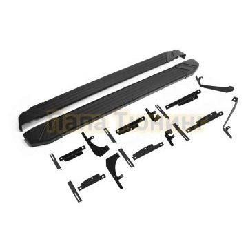 Пороги "Black Start" для Changan CS55 Plus 2021-/UNI-S 2024-