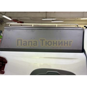 Рейлинг на крышу кунга (комплект Premium) ТСС для Changan Hunter Plus 2023-