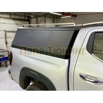 Рейлинг на крышу кунга (комплект Premium) ТСС для Changan Hunter Plus 2023-