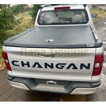 Крышка кузова (алюминий Premium Black) ТСС для Changan Hunter Plus 2023-
