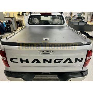 Крышка кузова (алюминий Premium Black) ТСС для Changan Hunter Plus 2023-
