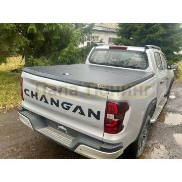 Крышка кузова (алюминий Premium Black) ТСС для Changan Hunter Plus 2023-