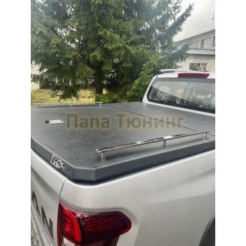 Рейлинг длинный на крышку кузова (комплект Premium) 2шт. ТСС для Changan Hunter Plus 2023-