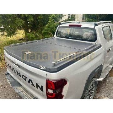 Рейлинги на крышку кузова (комплект Premium) 4шт ТСС для Changan Hunter Plus 2023-