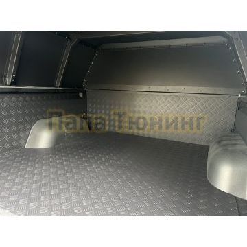 Защитный алюминиевый вкладыш в кузов автомобиля (комплект Black) ТСС для Changan Hunter Plus 2023-