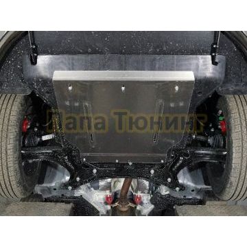 Защита картера и КПП (алюминий) 4мм ТСС для Geely Coolray 2020-2023/2024-