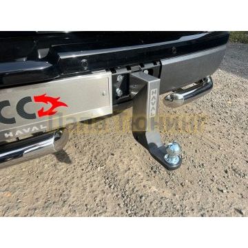 Фаркоп (оцинкованный,  шар E, надпись Haval) ТСС для Haval H9 2024-