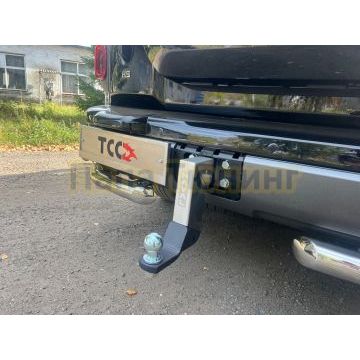 Фаркоп (оцинкованный, шар E нерж., надпись Haval) ТСС для Haval H9 2024-