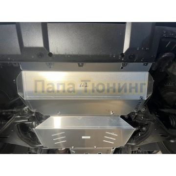Защита радиатора (алюминий) 4мм ТСС для Haval H9 2024-