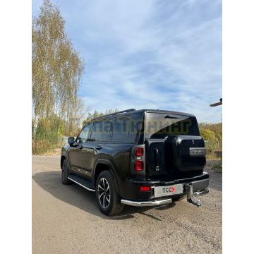 Защита задняя (уголки) d76,1 мм ТСС для Haval H9 2024-