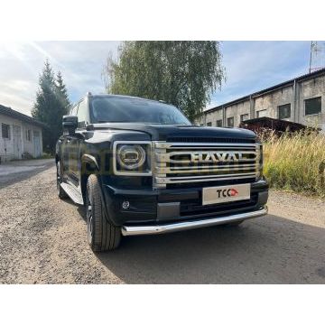 Защита передняя нижняя d76,1 мм ТСС для Haval H9 2024-