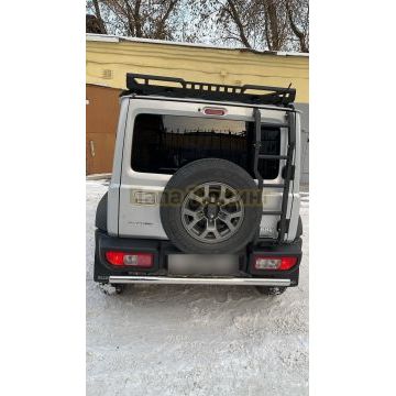 Защита задняя 60,3 мм ТСС для Suzuki Jimny 2019-