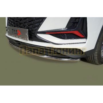 Защита передняя нижняя d42,4 мм ТСС для Changan CS75 plus 2023-
