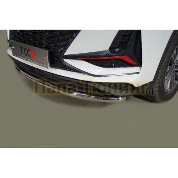 Защита передняя нижняя d60,3 мм ТСС для Changan CS75 plus 2023-