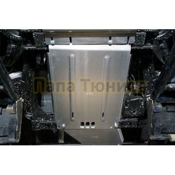 Защита КПП (алюминий) 4мм ТСС для Great Wall POER KINGKONG 2023-