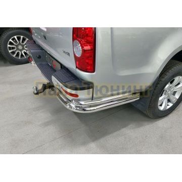 Защита задняя (уголки двойные) d76,1/42,4 мм ТСС для Sollers ST6 2023-