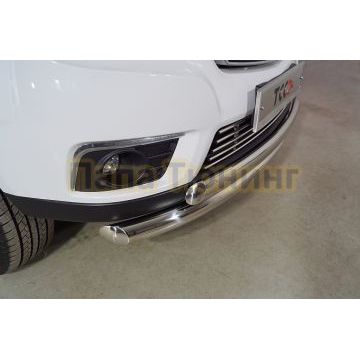 Защита передняя нижняя (двойная) d76,1/75 мм ТСС для Sollers ST6 2023-