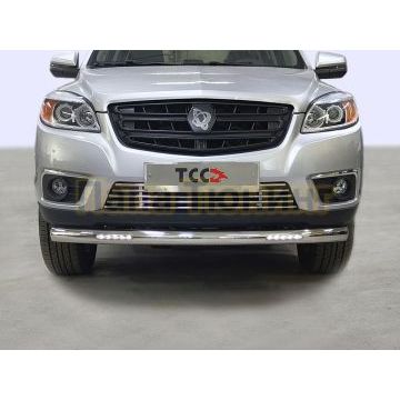 Защита передняя нижняя (с ДХО) d76,1 мм ТСС для Sollers ST6 2023- Защита передняя нижняя (с ДХО) d76,1 мм ТСС для Sollers ST6 2023-