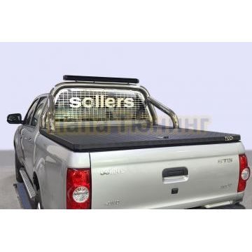 Защита кузова и заднего стекла (для крышки) d76,1 мм со светодиодной фарой ТСС для Sollers ST6 2023-