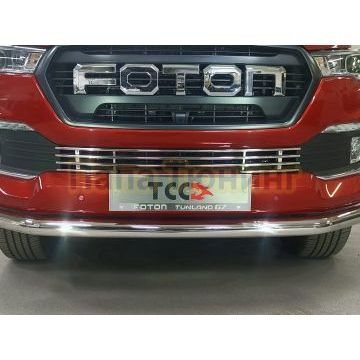 Решетка радиатора 12 мм ТСС для Foton Tunland G7 2024- Решетка радиатора 12 мм ТСС для Foton Tunland G7 2024-