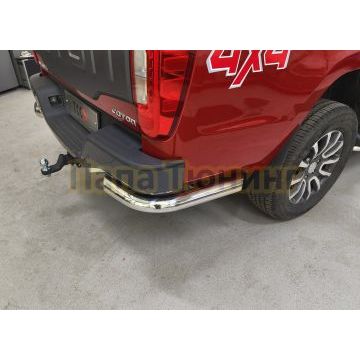 Защита задняя (уголки) d76,1 мм ТСС для Foton Tunland G7 2024-