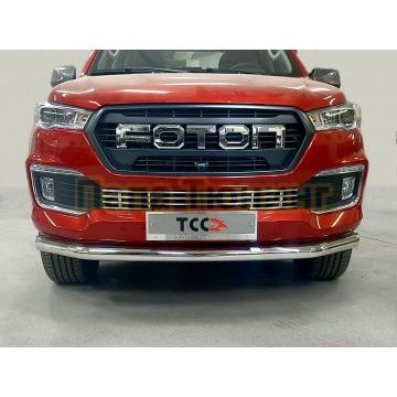 Защита передняя нижняя d76,1 мм ТСС для Foton Tunland G7 2024- Защита передняя нижняя d76,1 мм ТСС для Foton Tunland G7 2024-