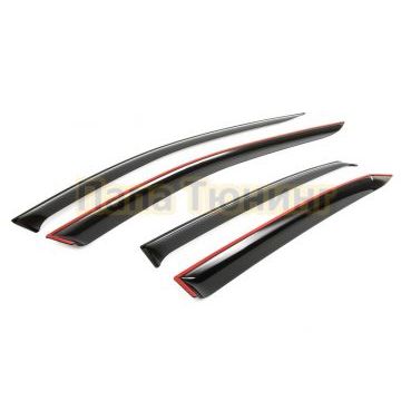 Дефлекторы окон Rival для Geely Tugella 2020-