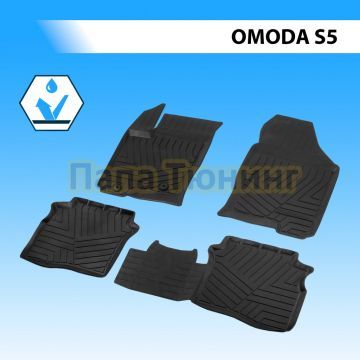 Коврики салона литьевые Rival для Omoda S5 2022-