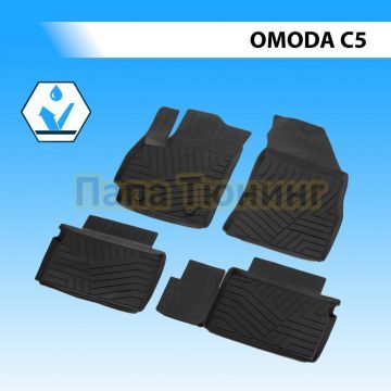 Коврики салона литьевые Rival для Omoda C5 2021-
