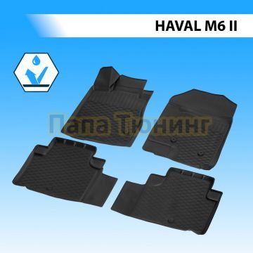 Коврики салона Rival для Haval M6 II 2021-