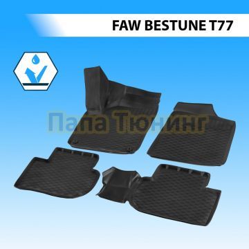 Коврики салона Rival для Lada X-Cross 5 2023-/FAW Bestune T77 2021-