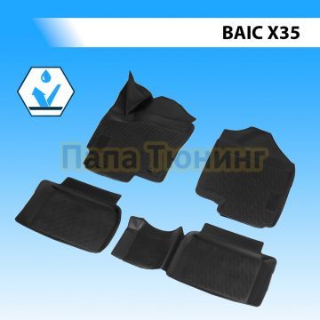 Коврики салона Rival для Baic X35 2023-