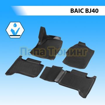 Коврики салона Rival для Baic BJ40 2018-